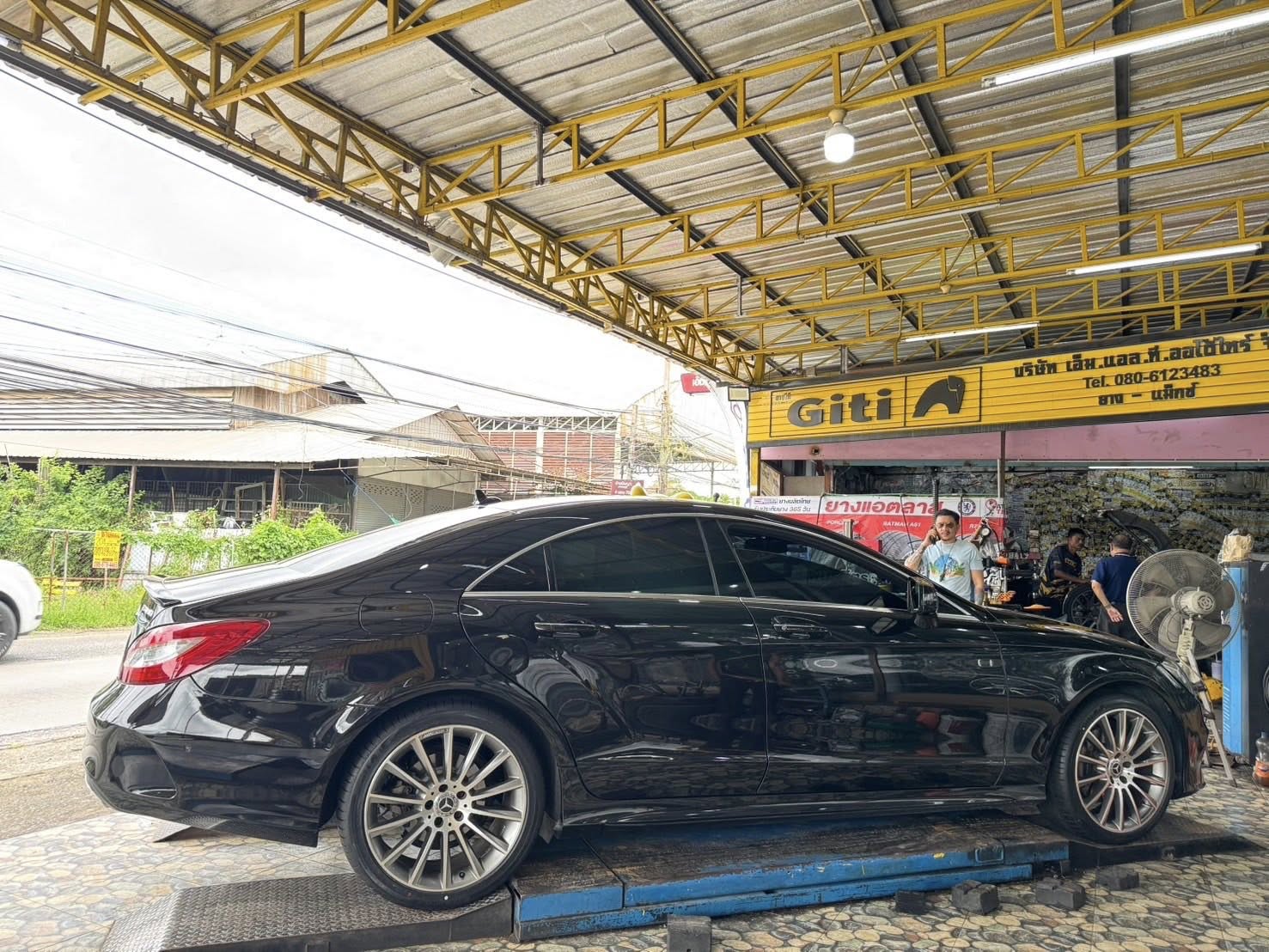 BENZ_CLS250d🚘เปลี่ยนยาง 🛞🐘#GITI_SportS2_255/35R19 ❤️ 🛞 #GITI_SportS2_275/35R19