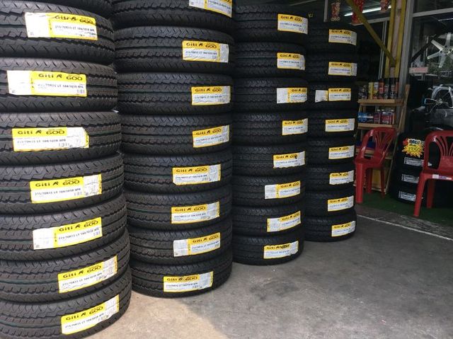 โปรโมชั่น ยางรถบรรทุกผ้าใบ8ชั้นยางใหม่คุณภาพดี Giti Van600 215/70/R15