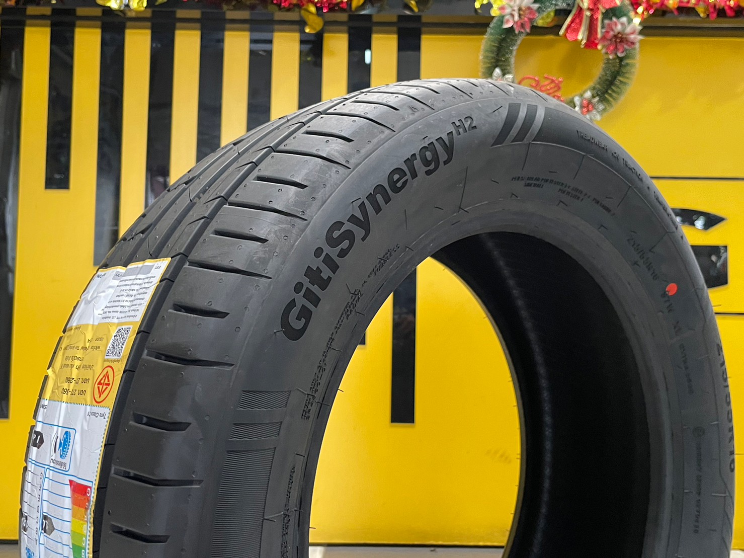 215/55R16 ยางใหม่ GITI SynergyH2 ยางใหม่ปี2023 ราคาโปรโมชั่นพิเศษ พร้อมติดตั้งฟรี