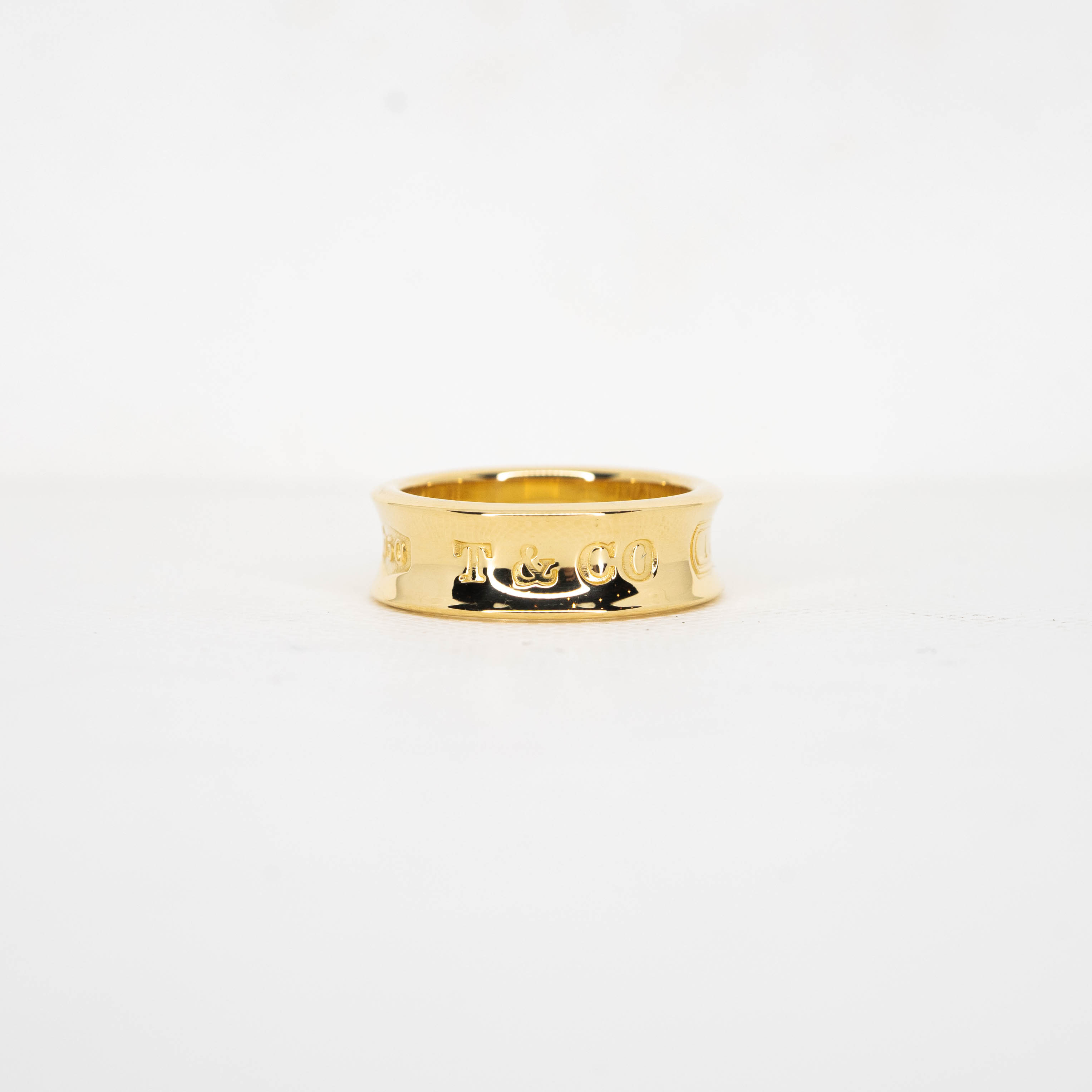 แหวน Tiffany & Co. 1837 Stamped Ring ทองคำ18K ไซส์ 50# (Used)