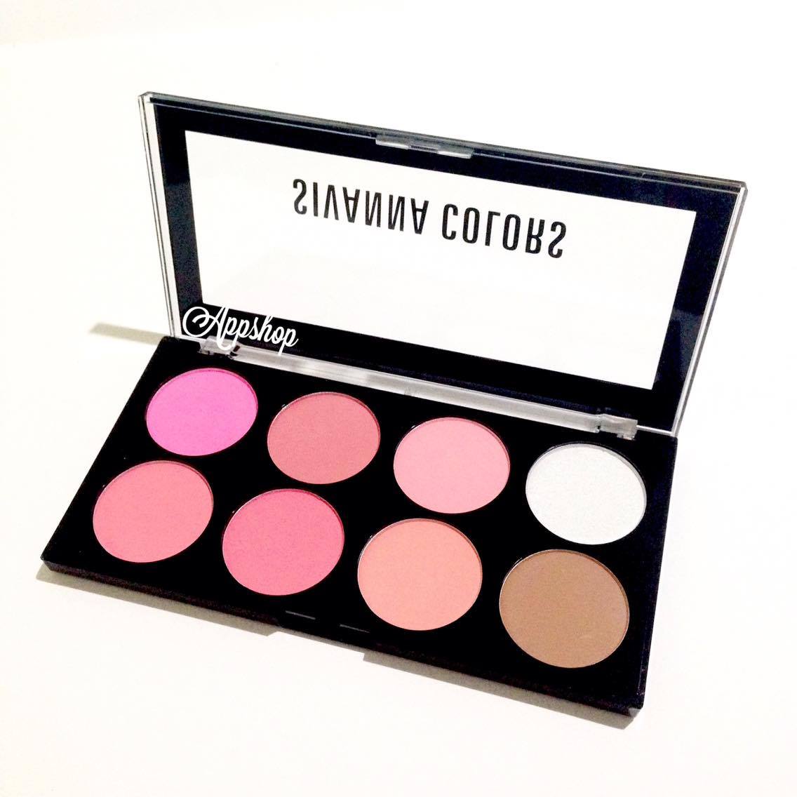 Sivanna Ultra Blush Palatte บลัชออน 8 สี พร้อมไฮไลท์และเฉดดิ้ง