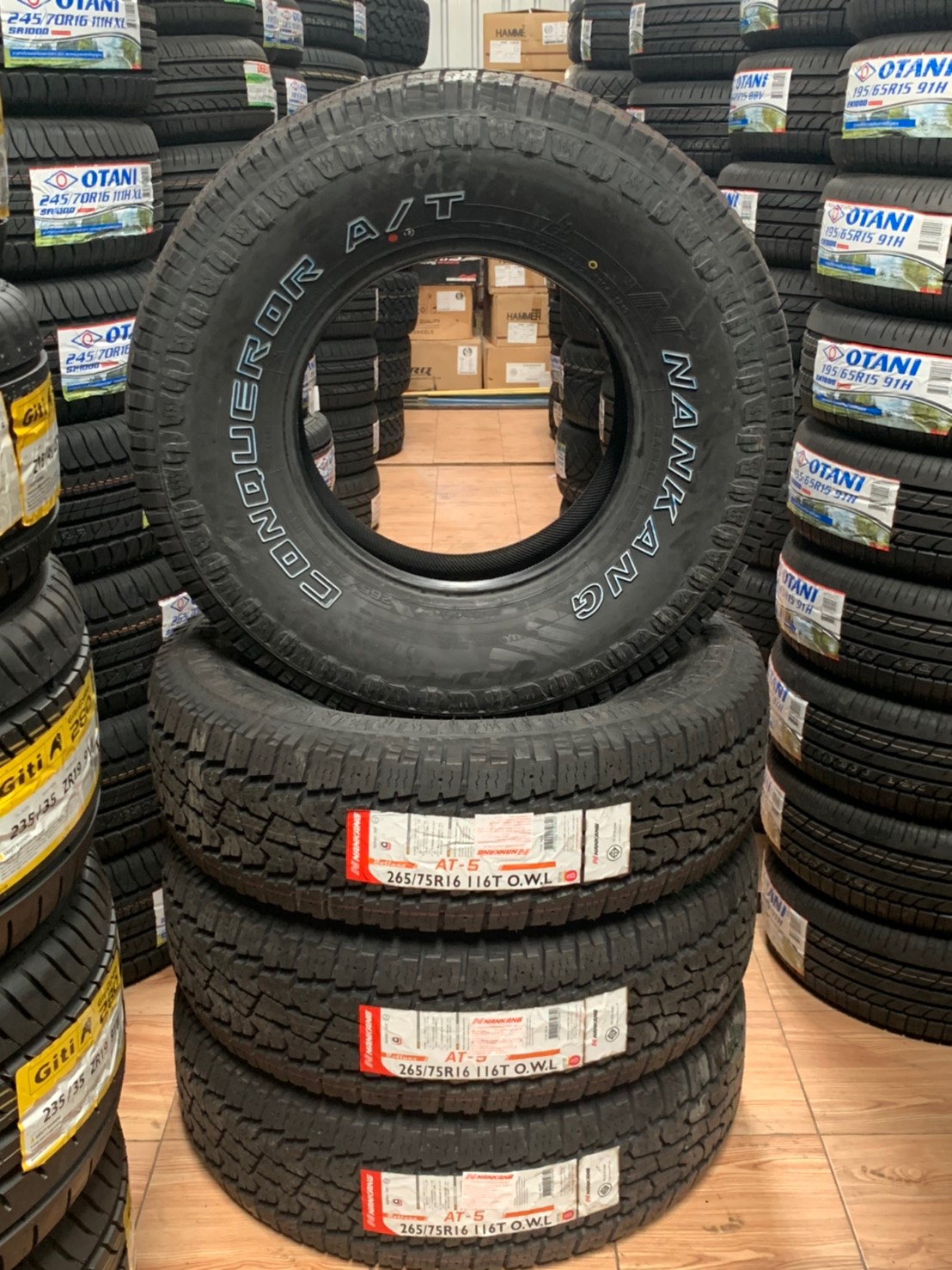 NANKANG AT-5 265/75R16 พร้อมจัดส่งฟรี ติดตั้งฟรีที่ร้าน