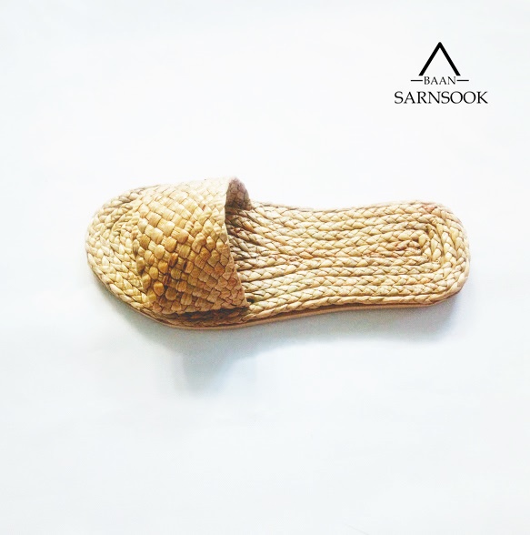 BSS403W :รองเท้าสานผักตบชวา ราคาส่ง 1โหล :12คู่