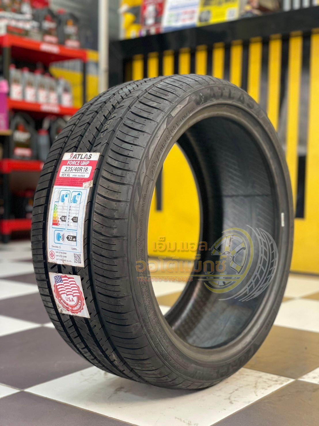 ยางใหม่ ATLAS UHP 235/40R18 ยางใหม่ปี2024