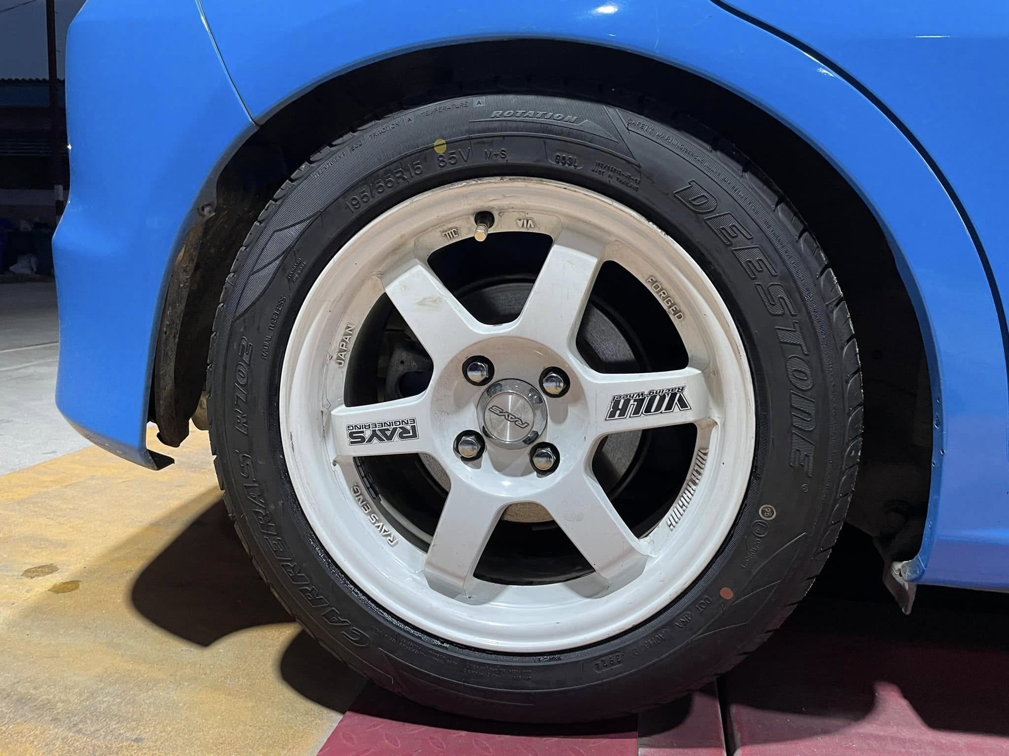 #HONDA_JAZZ เปลี่ยนยาง #DEESTONE_R702_195/55R15❤️