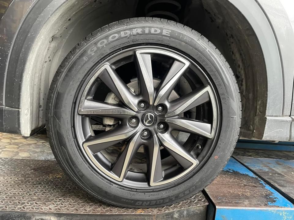 #MAZDA_CX5 🚘เปลี่ยนยาง 🛞🐘#GOODRIDE_SU320_225/55R19