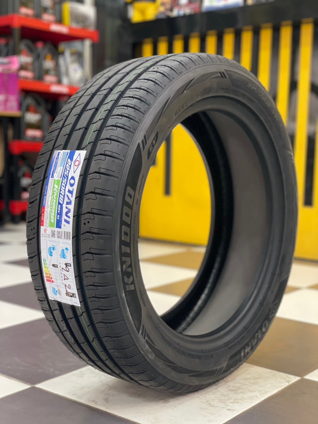 🎯#ยางEV ในราคาจับต้องได้🔥 #รถไฟฟ้าEV #รถEV #OTANI #KN1000 225/50R18 ยางใหม่2024
