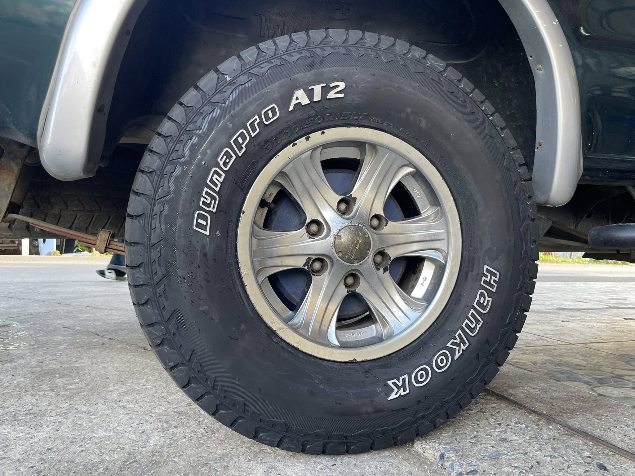 🛞❤️ #FORD_RANGER 🚘เปลี่ยนยาง 🛞🐘#HANKOOK_AT2_31X10.5R15