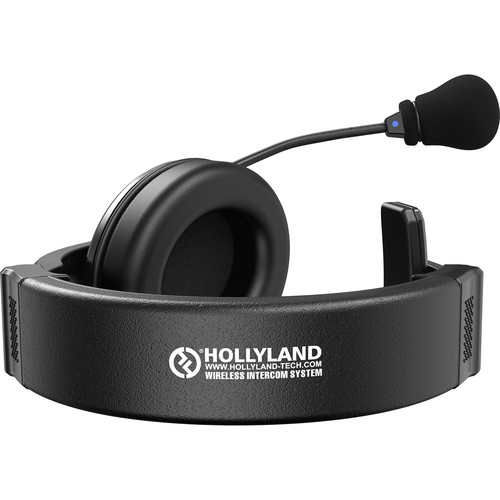 Hollyland Syscom 1000T-8B Full-Duplex Intercom System with Eight Beltpacks and Headsets