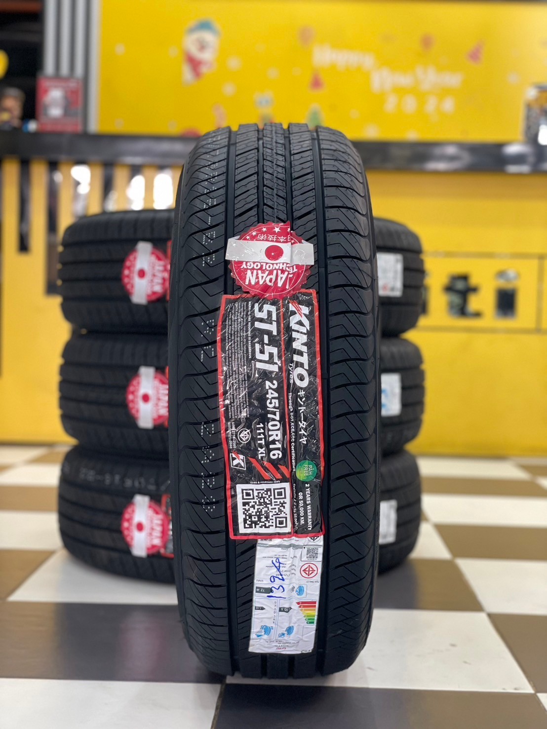 ยางใหม่คินโต๊ะ KINTO ST-51 245/70R16 ยางใหม่ปี2024