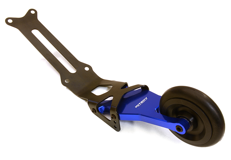 INT-C27054BLUE Billet Machined Wheelie Bar Kit for Traxxas X-Maxx 4X4