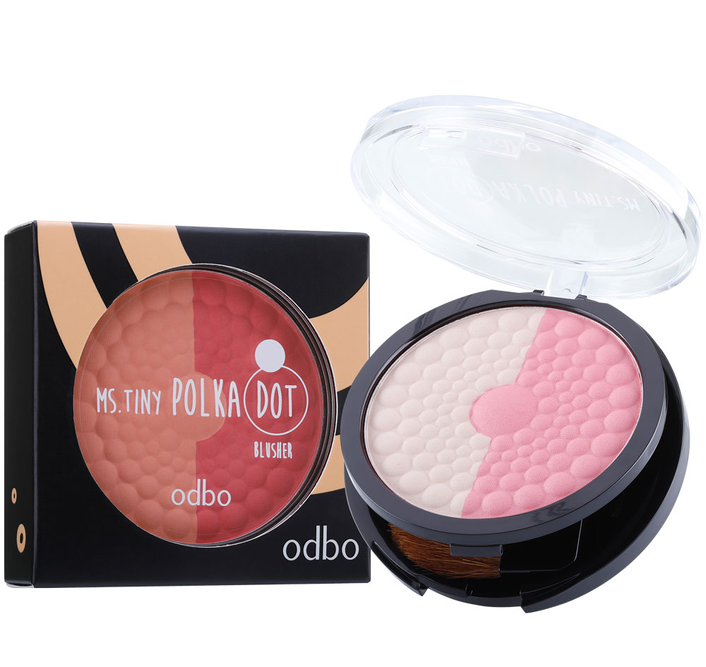 OD196 MS.Tiny polka dot blusher