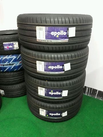 ยางใหม่ Apollo 235/35/R19 ยางคุณภาพดีราคาถูกเพียงเส้นละ 2,650บาท พร้อมเปลี่ยนใส่ถ่วงล้อเปลี่ยนจุ๊บลมใหม่ฟรี
