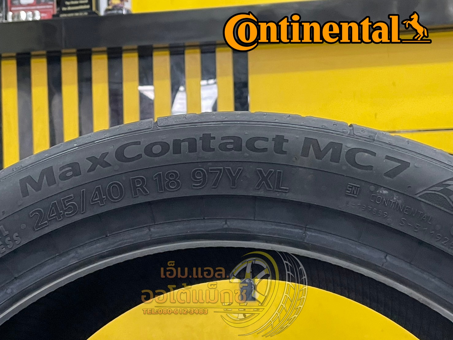 ยาง Continental MaxContact MC7 245/40R18 ยางใหม่ปี2025