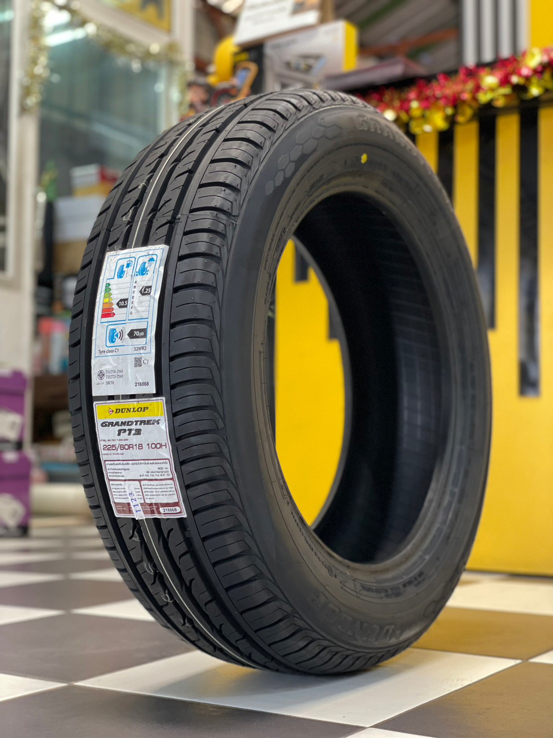 ยางใหม่ DUNLOP GRANDTREK PT3 225/60R18 ยางใหม่ปี2023