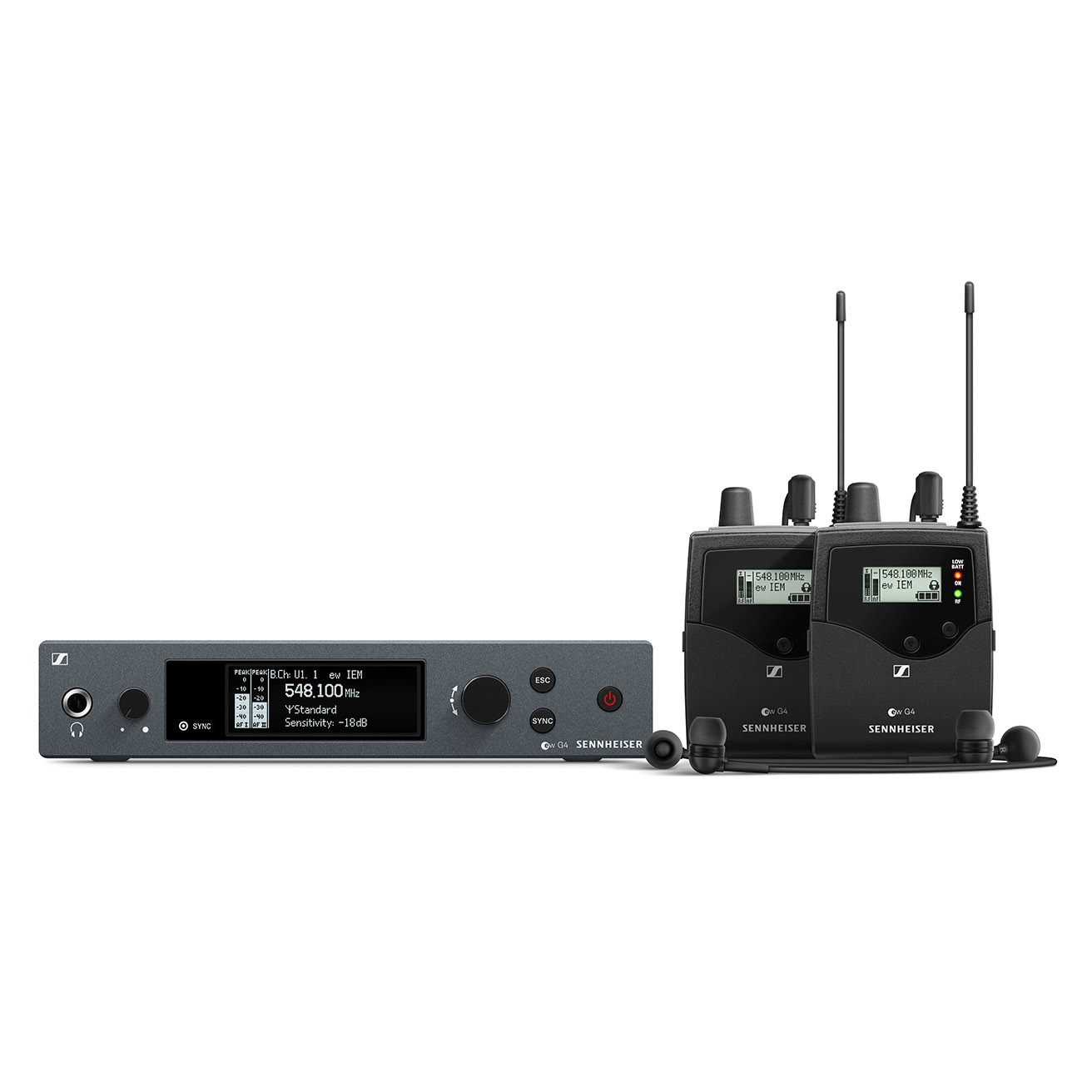 Sennheiser รุ่น EW IEM G4-TWIN wireless monitoring system for in-ear applications