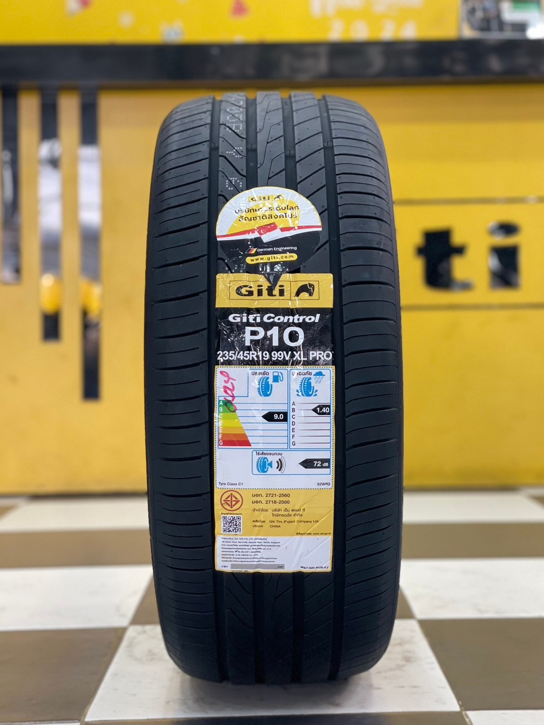ยางใหม่ GITI Control P10 235/45R19 ยางใหม่ปี2024