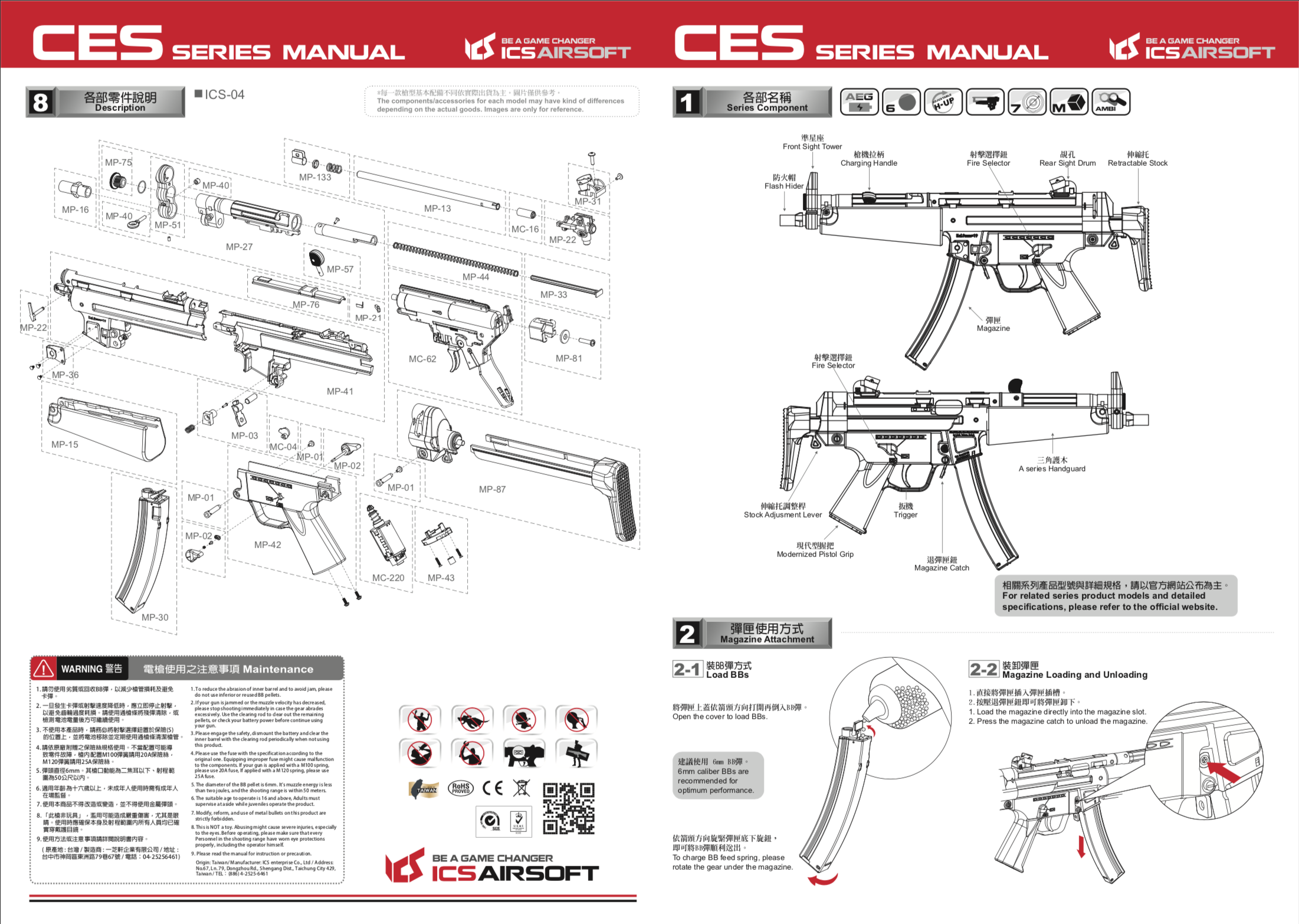 ICS-01 CES SD5 FIXED STOCK