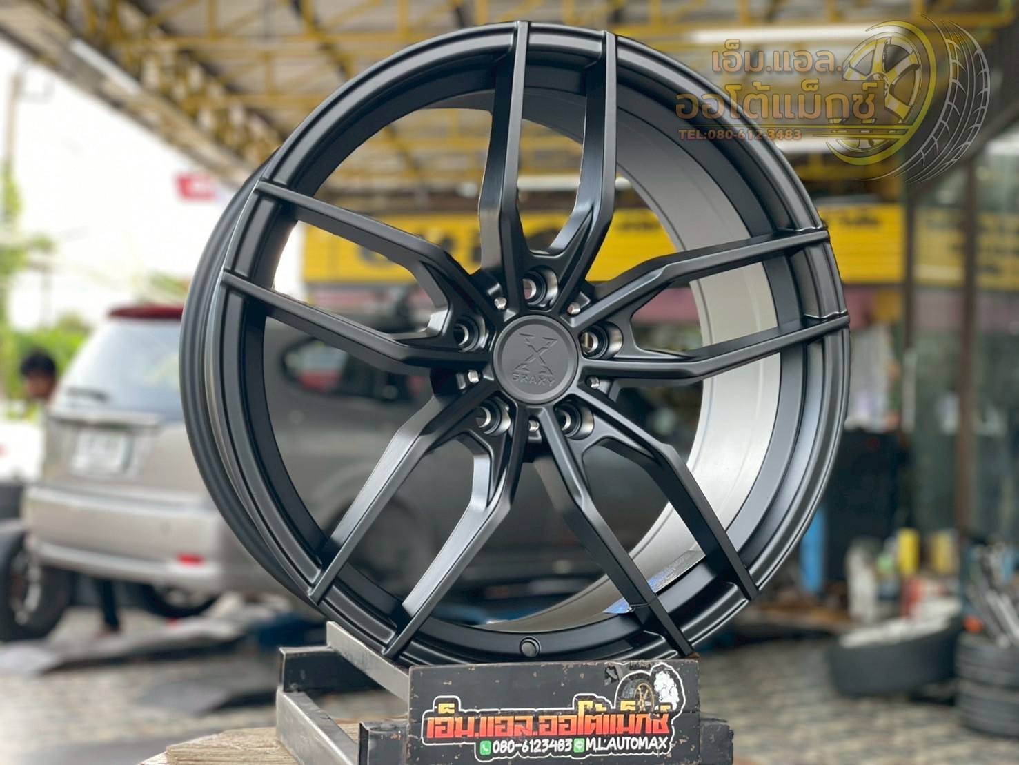 ล้อแม็กซ์ Graxy X03+ ขอบ 18 นิ้ว ขนาด 18x8.5 ET35 5x112 และ 5x114