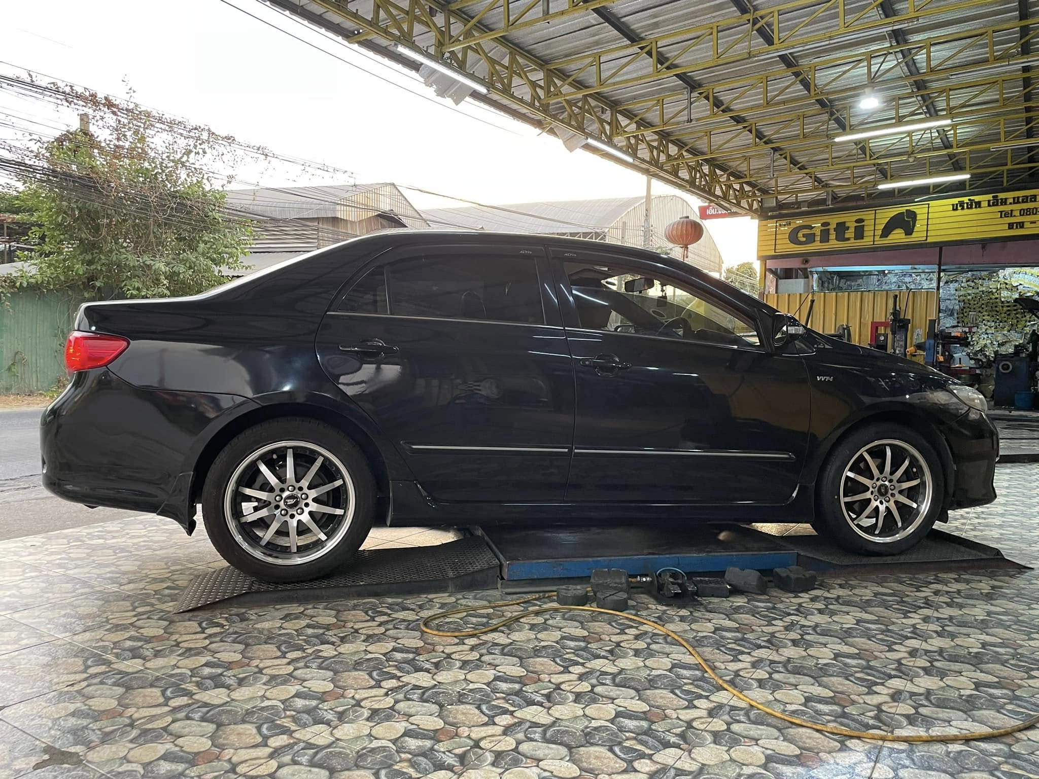 #TOYOTA_ALTIS🛞 เปลี่ยนยาง #GOODRIDE_SA77_215/50R17