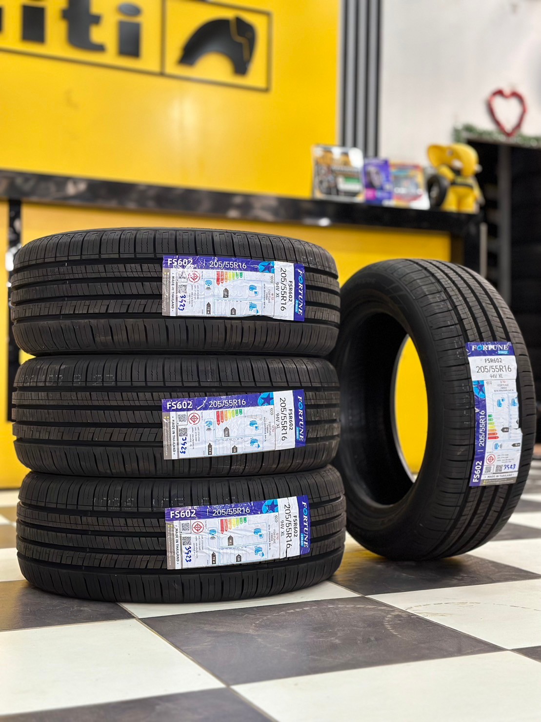 💥💥ยางใหม่ #FORTUNE #FSR602 205/55R16 ยางใหม่ปี2023💥