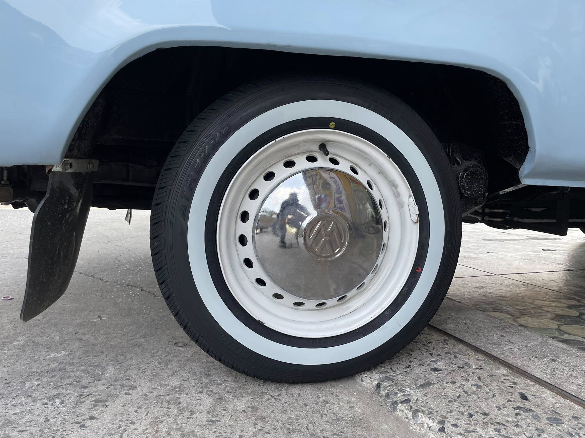 🛞❤️ #Volkswagen_Samba 🚘เปลี่ยนยาง 🛞🐘#SAILUN ขอบขาว185/70R14