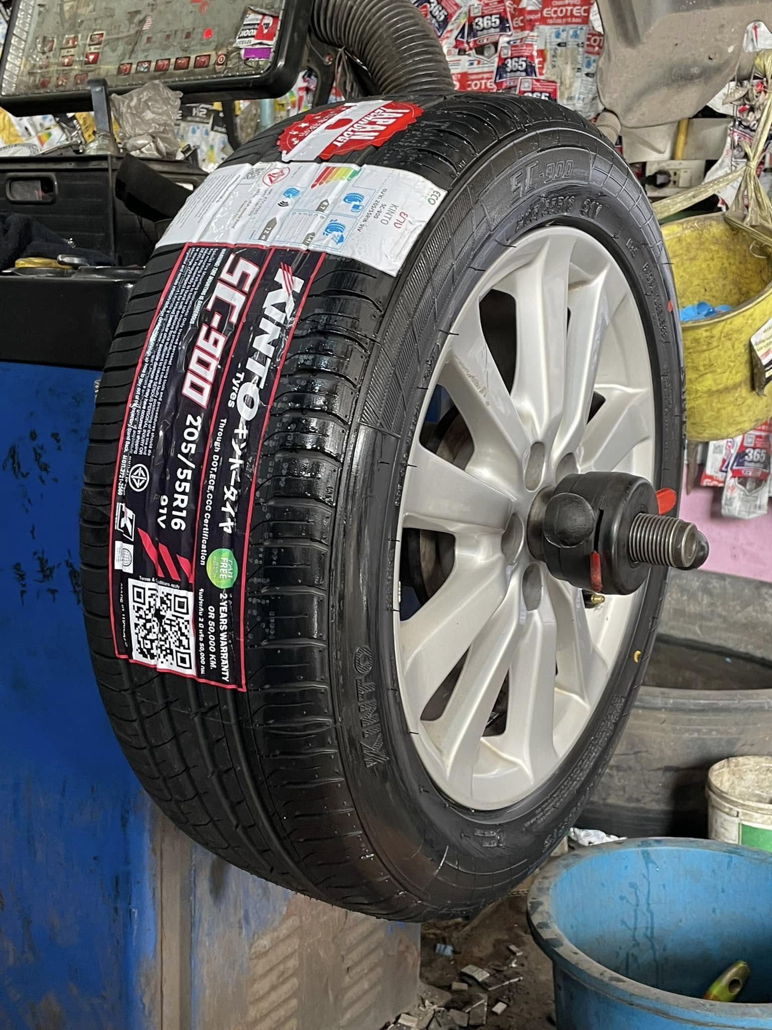 #TOYOTA_CAMRY🛞 เปลี่ยนยาง #KINTO_SC900_205/55R16