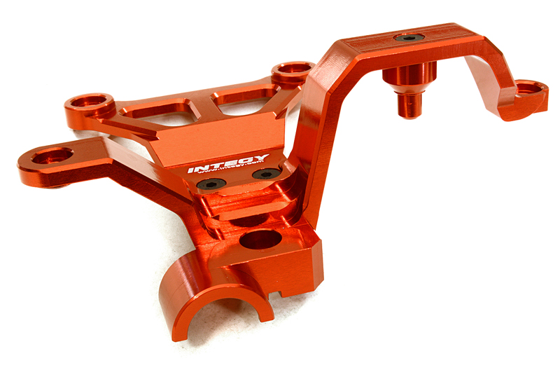 INT-C27075RED Billet Machined Steering Bell Crank Support for Traxxas X-Maxx 4X4