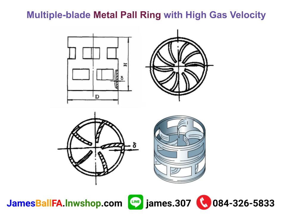 Metal Pall Ring แหวนโลหะพอล