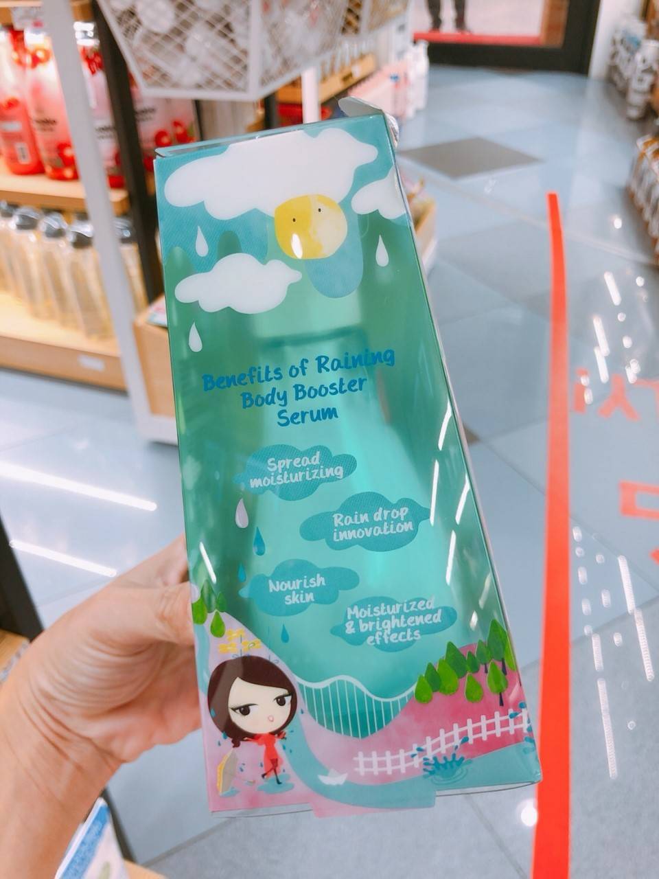 Raining Body Booster Serum 200ml Cathy Doll บูสเตอร์น้ำฝน