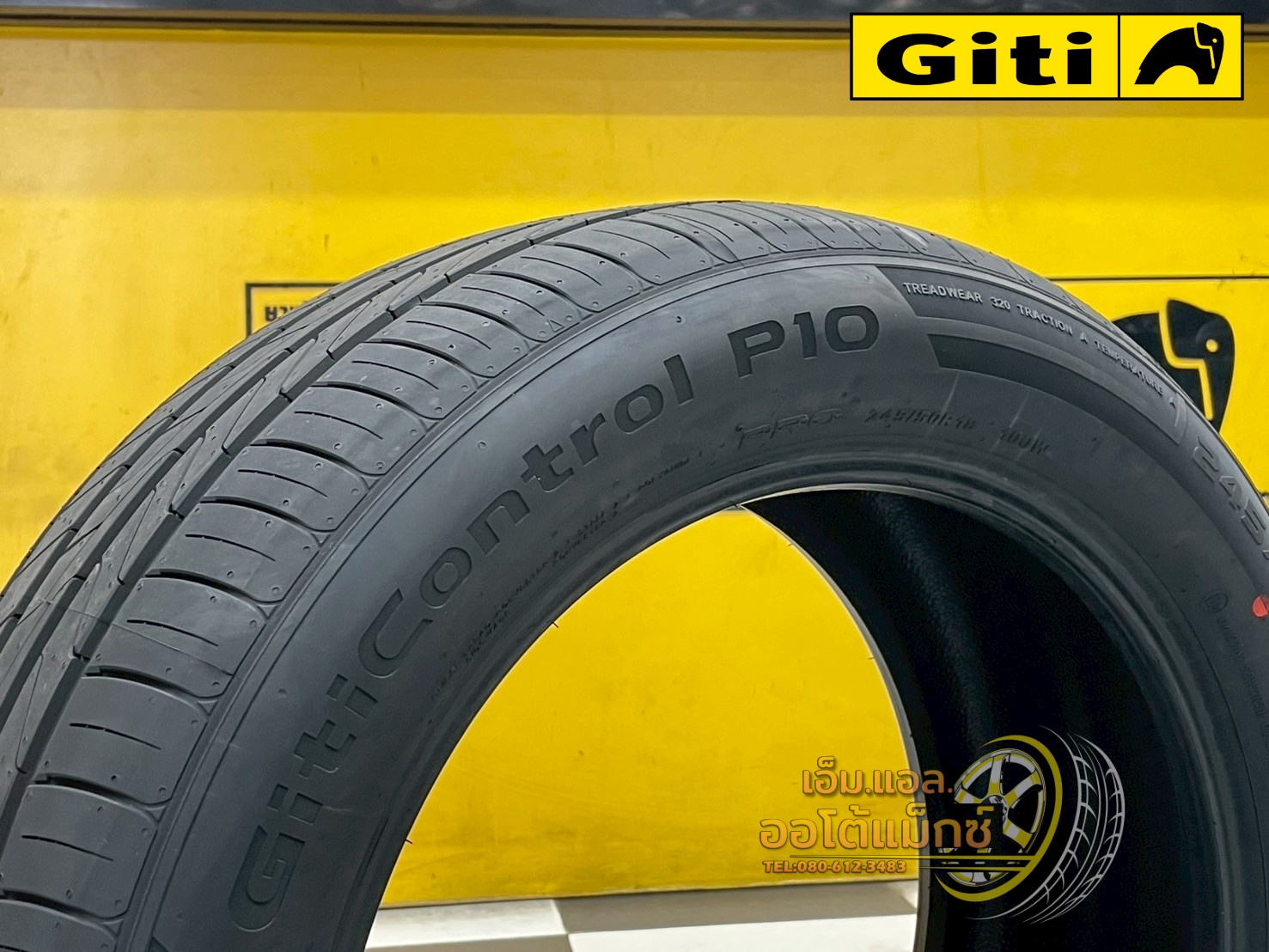 ยาง GITIControl P10 ขนาด 245/50R18 ยางใหม่ปี2025