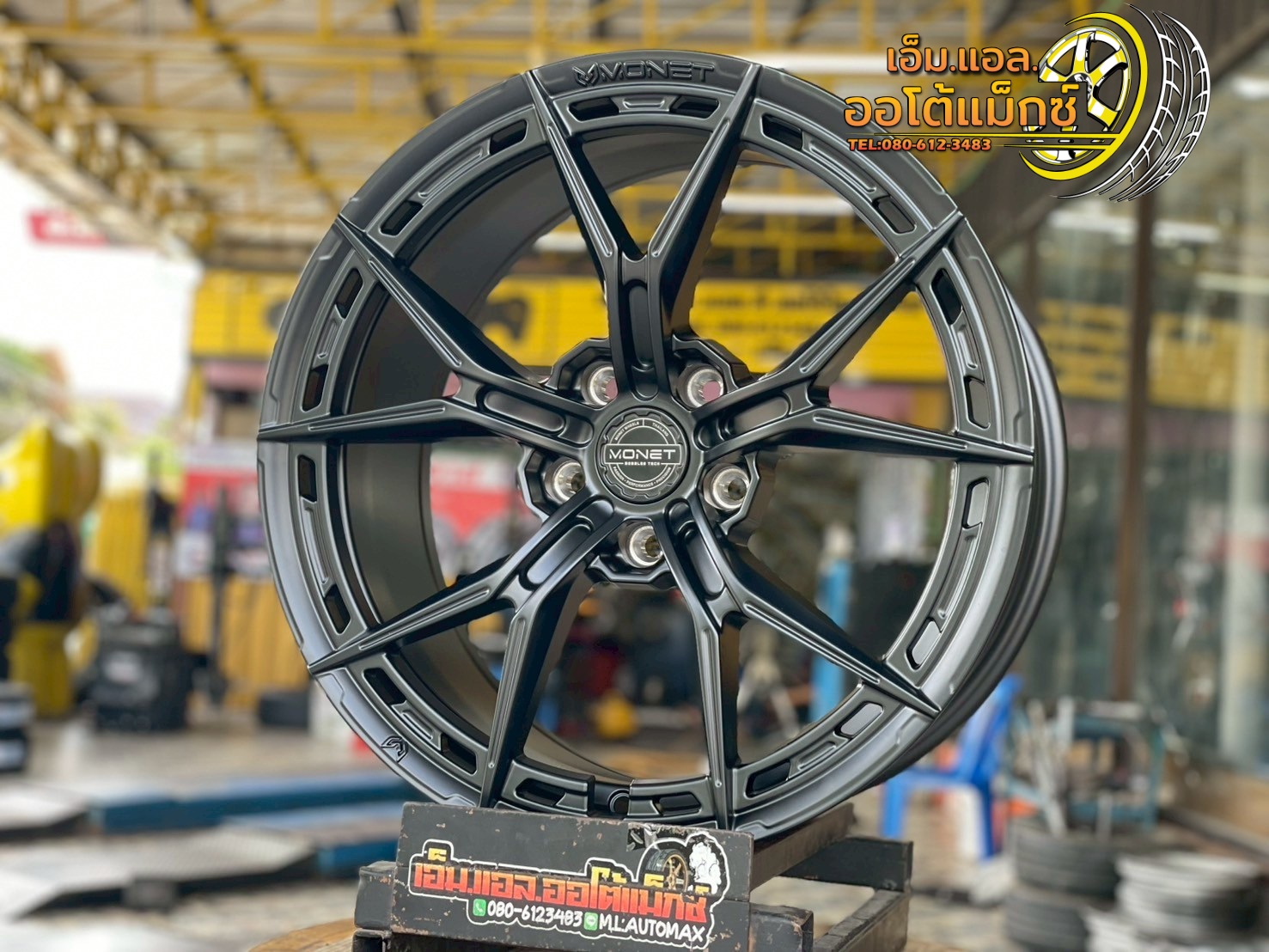 #ล้อแม็กซ์WHEELS PERFORMANCE ขอบ18" กว้าง 8.5 ET+35 PCD สามารถใส่รถ 5x112 5x113 5/114.3 BK