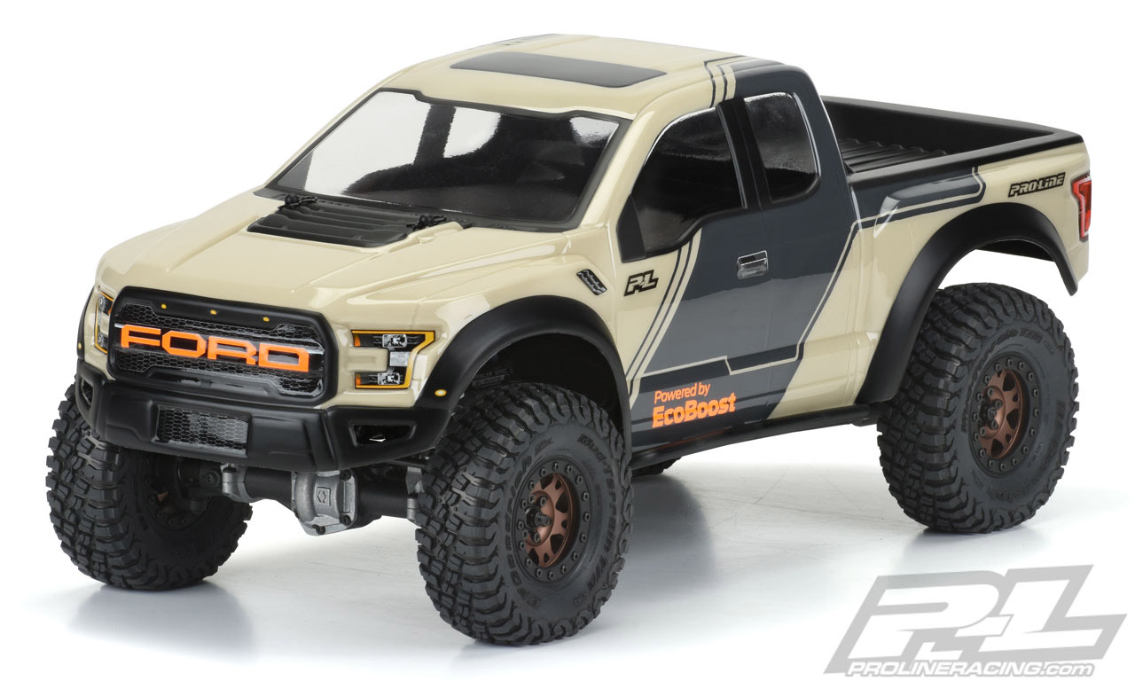 PRO-3516-00 1/10 2017 Ford F-150 Raptor Clear Body 12.3" (313mm) WB Crwlrs