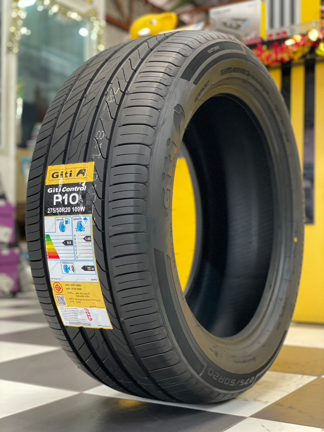 ยางใหม่ GITI Control P10 275/50R20 ยางใหม่ปี2023 ราคาโปรโมชั่นพิเศษ พร้อมติดตั้งฟรี