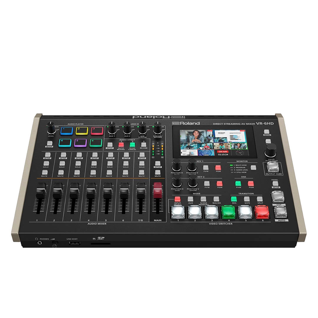 Roland VR-6HD all-in-one Live streaming AV mixer