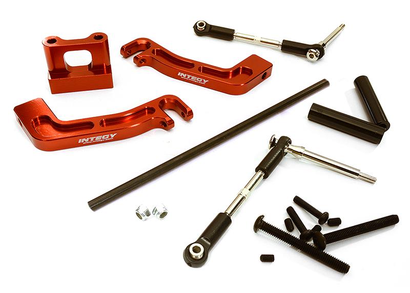 INT-C28432RED Front Sway Bar Anti-Roll Bar Set for Traxxas X-Maxx 4X4