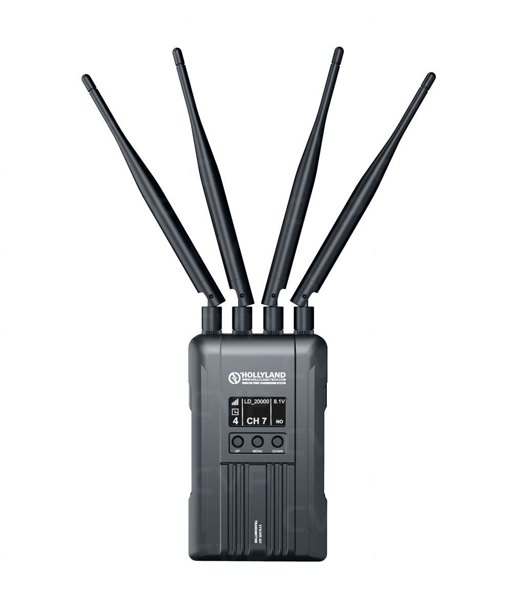 Hollyland HDMI wireless รุ่น Syscom 421 อุปกรณ์ส่งและตัวรับ 2TX-1RX ระยะ 548 เมตร