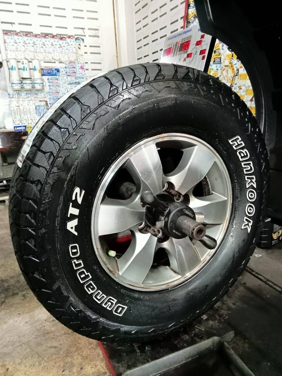 เปลี่ยนยางTOYOTA_VIGO 🛞 #HANKOOK #DynaproAT2 265/70R16