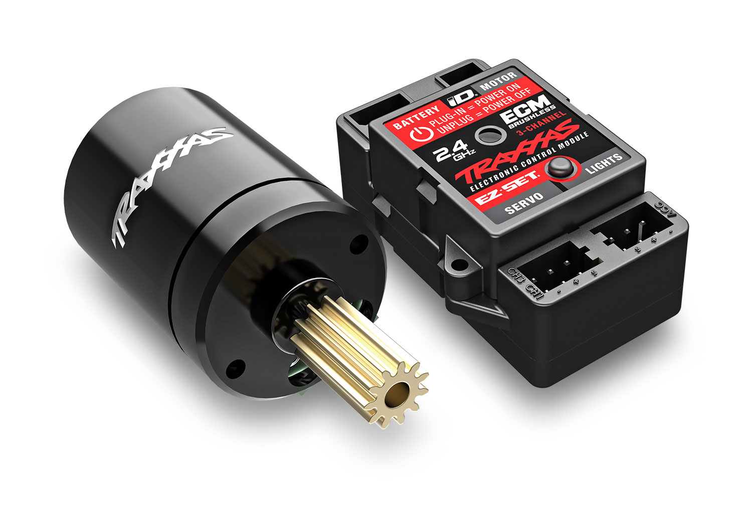 6250 TRX-4M® Brushless Power System, waterproof (includes ECM Brushless electronic control module (3-channel) and 3350Kv brushless motor)