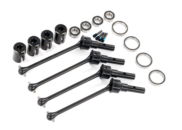 8950X Driveshafts, steel constant-velocity (assembled), front or rear (4) (#8654, 8654G, or 8654R and #7758, 7758G, or 7758R required for a complete set)