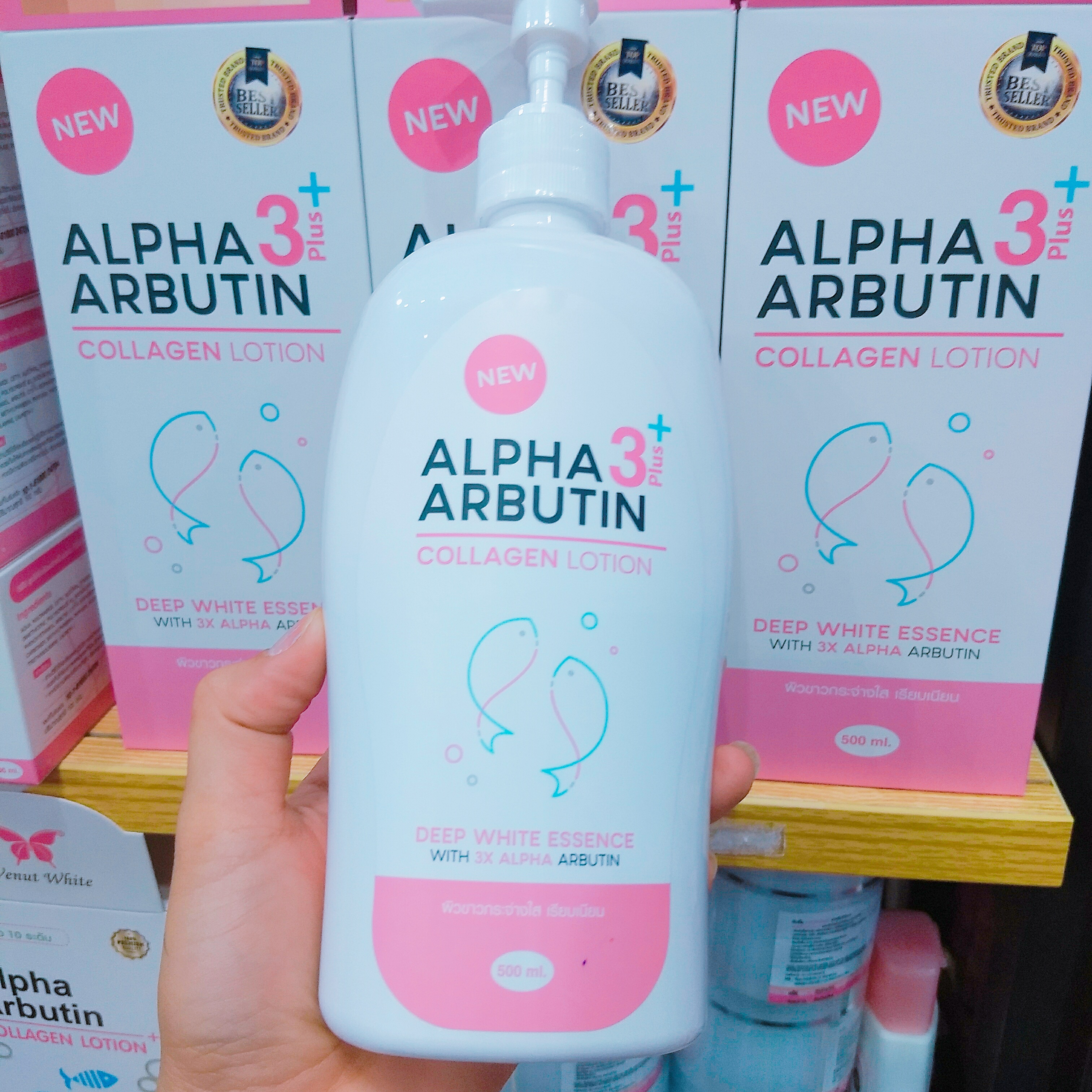 Alpha arbutin collagen 3+