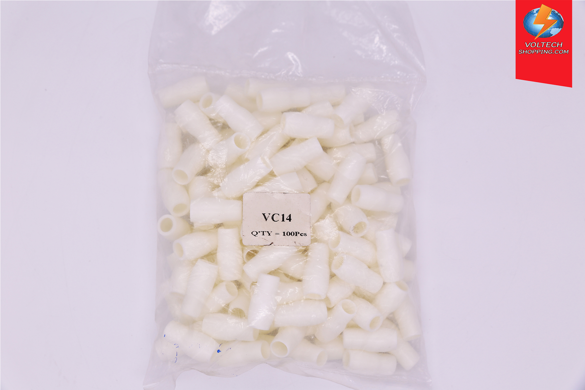 ปลอกหุ้มหางปลาสีขาว VC-014W