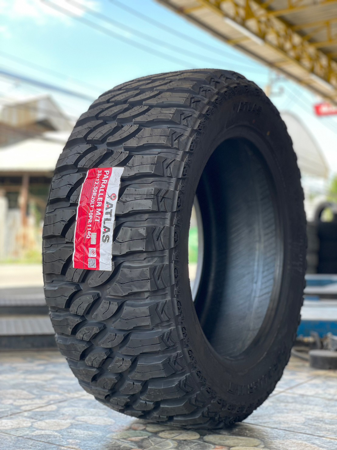 ยางใหม่สายลุย ATLAS TIRES PARALLER M/T 33x12.50R20 LT 10PR ยางใหม่ปี2023
