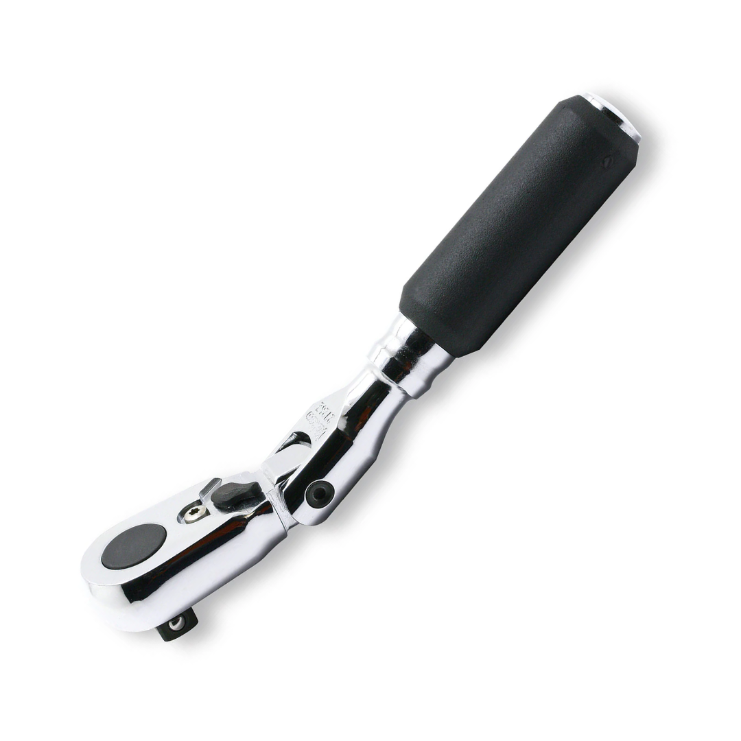 ด้ามฟรี ด้ามยาง คอพับ ขนาด 1/4"/114mm. 36T No.2726Z KOKEN
