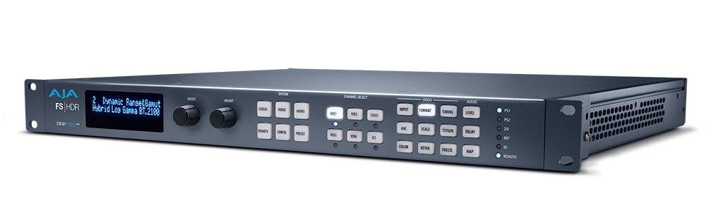 AJA FS-HDR Real Time HDR/WCG Conversion with Colorfront Engine™ Video Processing