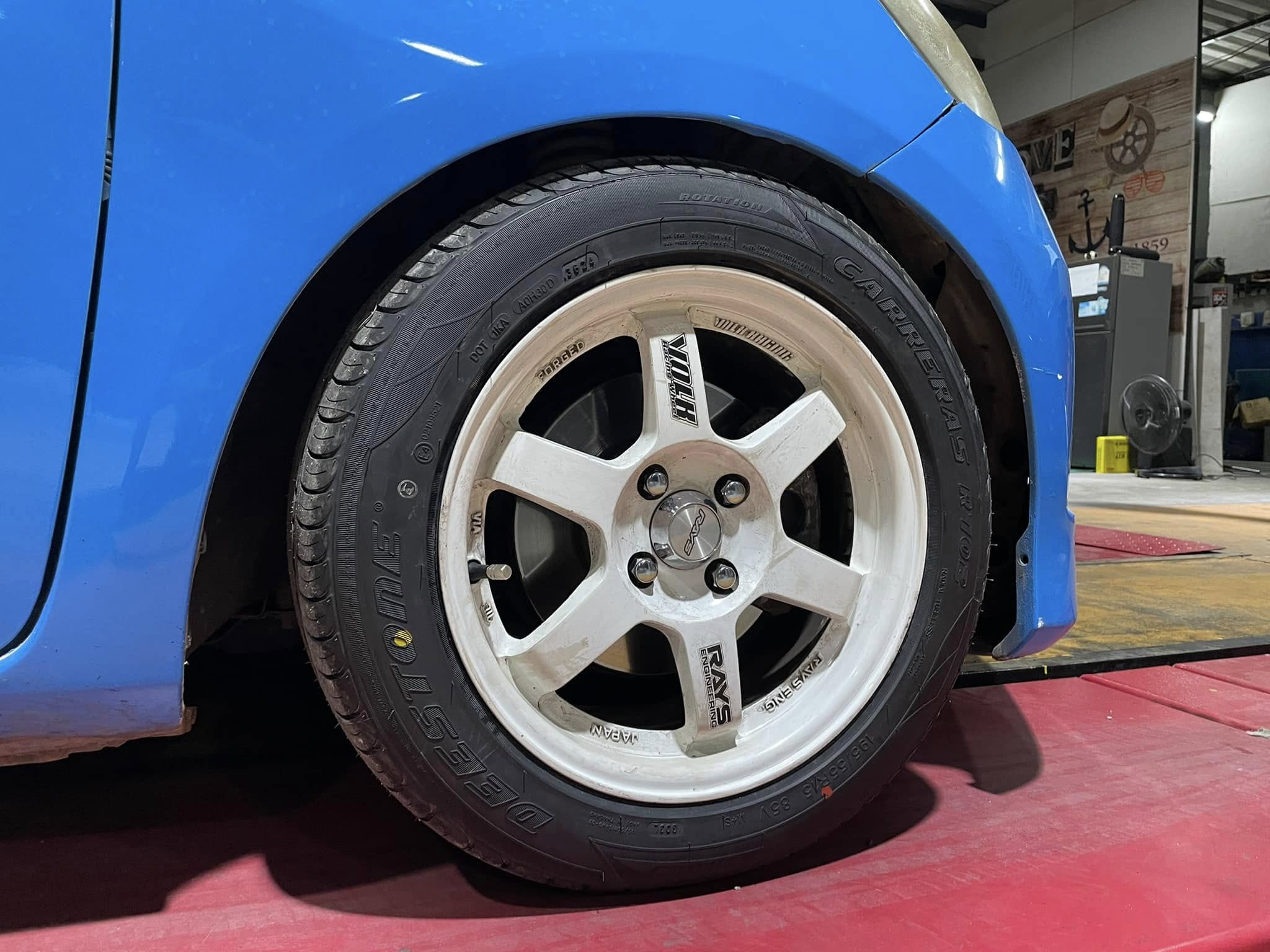 #HONDA_JAZZ เปลี่ยนยาง #DEESTONE_R702_195/55R15❤️