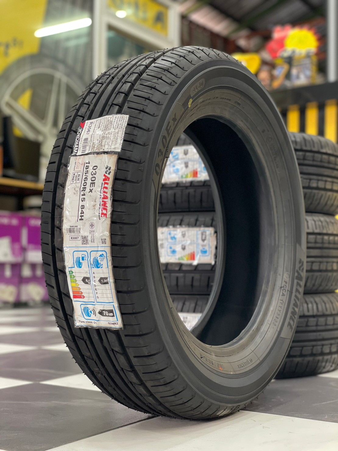 🇯🇵 YOKOHAMA 🇯🇵 #ALLIANCE : AL30 185/60R15 ยางใหม่ปี2022 (4เส้น) พร้อมติดตั้งฟรี