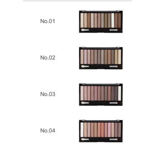 ODBO Look here palette eyeshadow (อายแชโดว์)