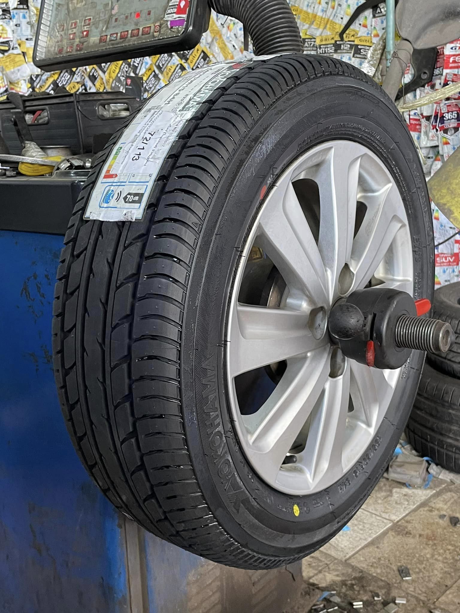 🛞❤️ #TOYOTA_VIOS🚘 🛞🐘 เปลี่ยนยาง #YOKOHAMA_E70_185/60R15