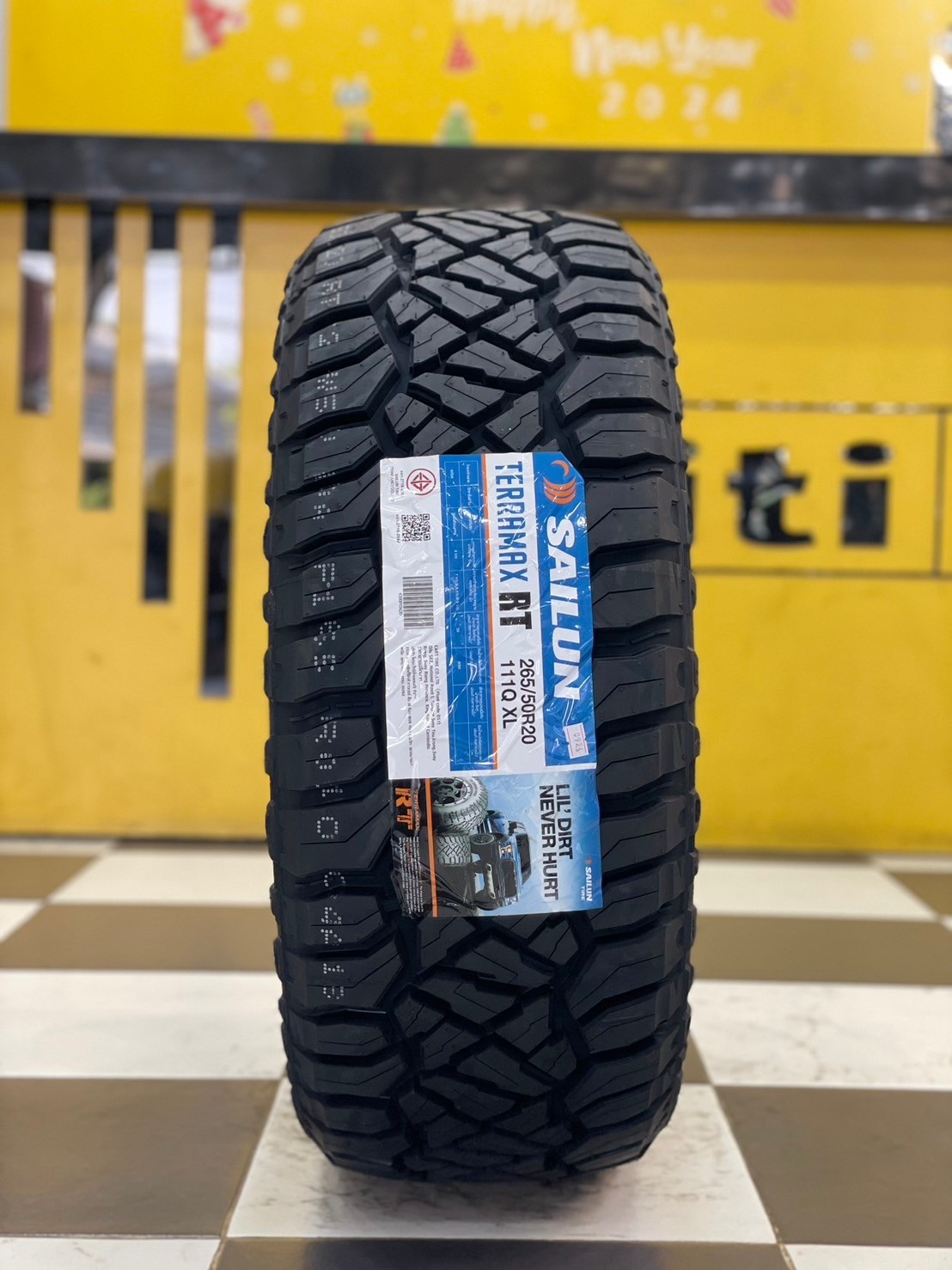 ยาง Sailun Terramax RT 265/50R20 ยางใหม่ปี2024 " หล่อ ดุดัน ยางตัวหนังสือสีขาว "